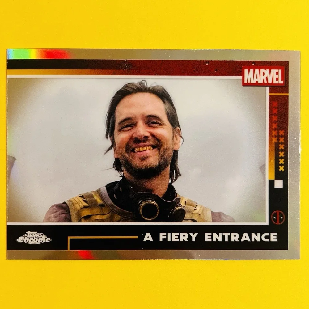 2025 Topps‎ Chrome Deadpool & Wolverine Pyro A Fiery Entrance #67 Refractor